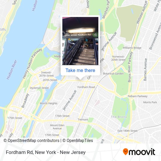 Fordham Rd station Routes, Schedules, and Fares