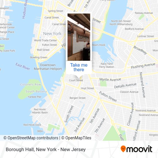 Borough Hall station Routes, Schedules, and Fares