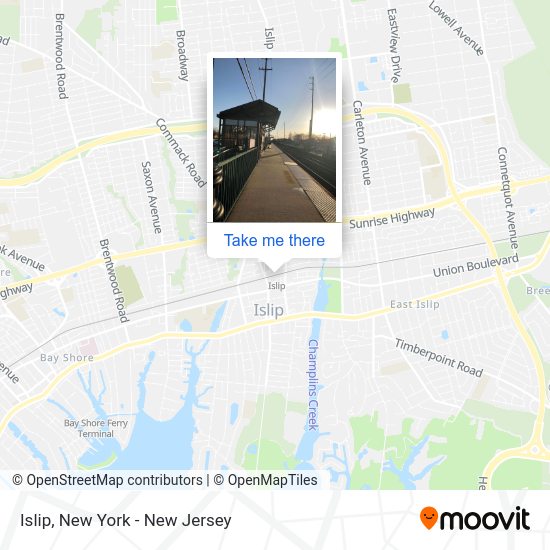 Islip station Routes, Schedules, and Fares