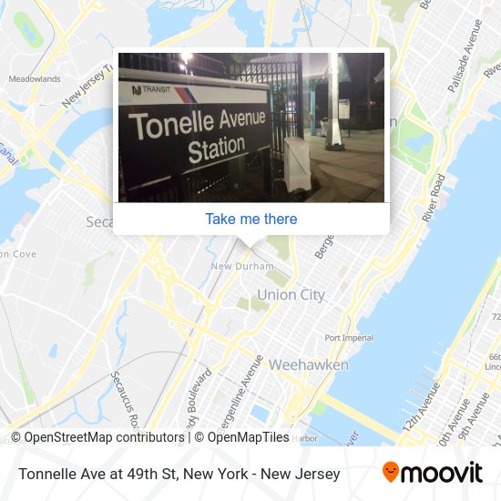 Hudson Bergen Light Rail Tonnelle Ave Station Parking Shelly Lighting