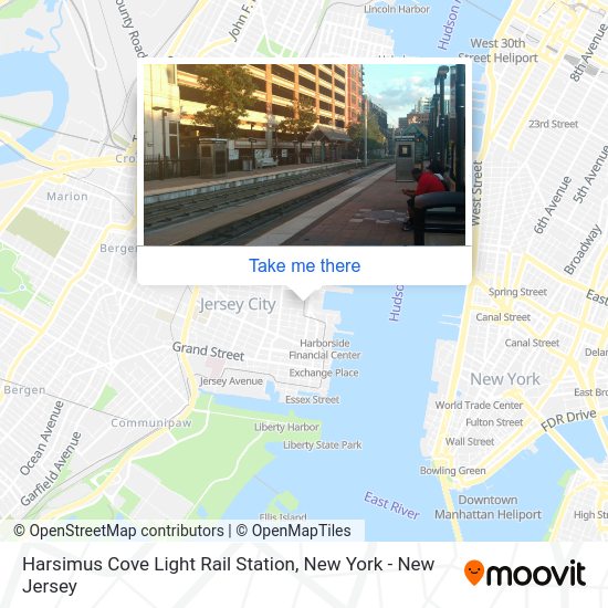 Harsimus Cove Light Rail Station Rutas, horarios y tarifas