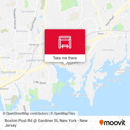 Boston Post Rd Gardiner St parada Rutas, horarios y tarifas