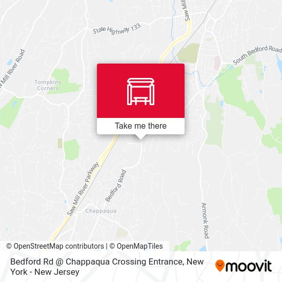 Bedford Rd Chappaqua Crossing Entrance parada Rutas, horarios y tarifas