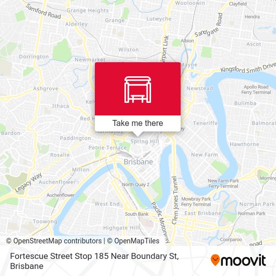 Fortescue Street Stop 185 Near Boundary St Routes, Schedules, and Fares