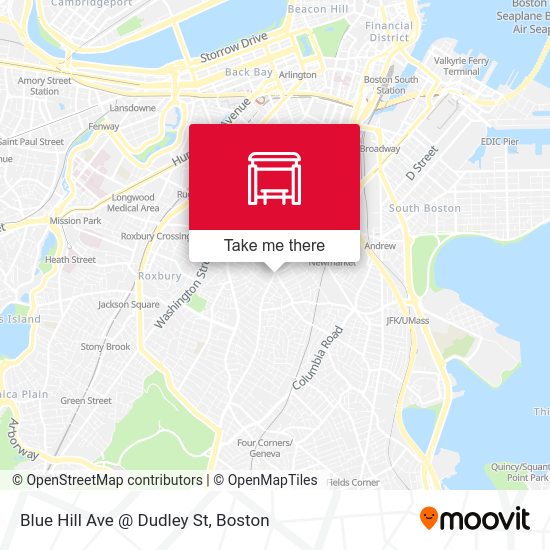 Blue Hill Ave Dudley St parada Rutas, horarios y tarifas