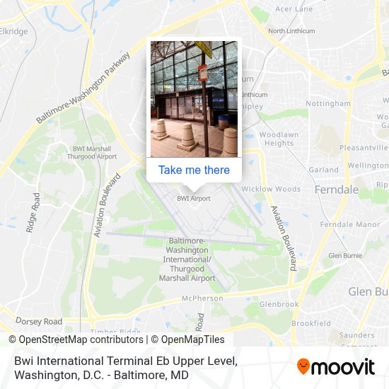Driving Directions To Bwi How To Get To Bwi International Terminal Eb In Washington, D.c. - Baltimore, Md By Bus, Train Or Light Rail?