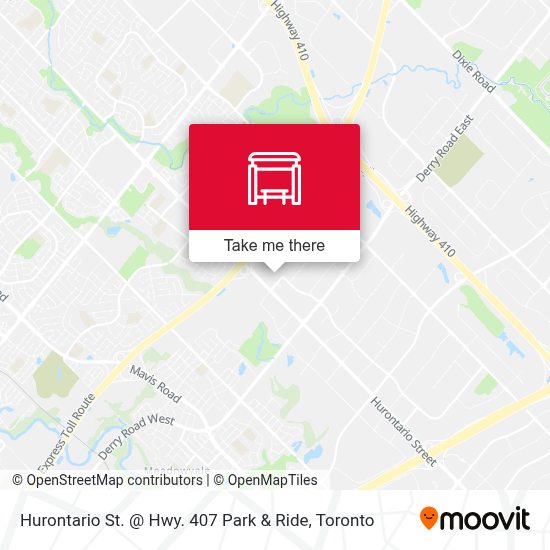 Hurontario St. Hwy. 407 Park & Ride arrêt Itinéraires, horaires et