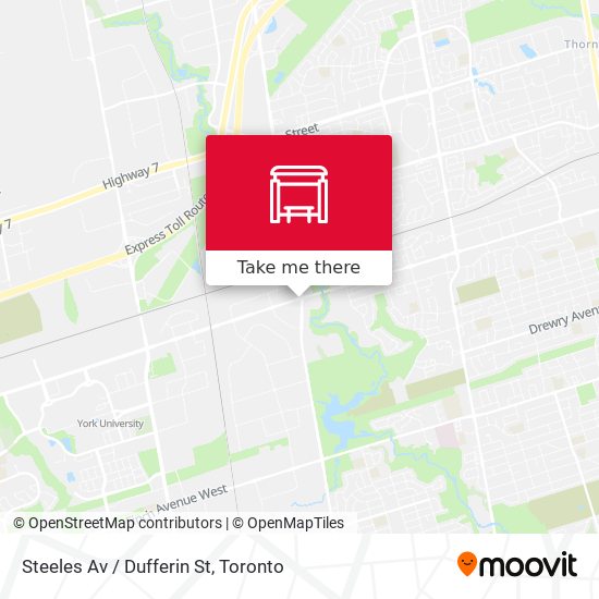 How to get to Steeles Av / Dufferin St in Toronto by Bus