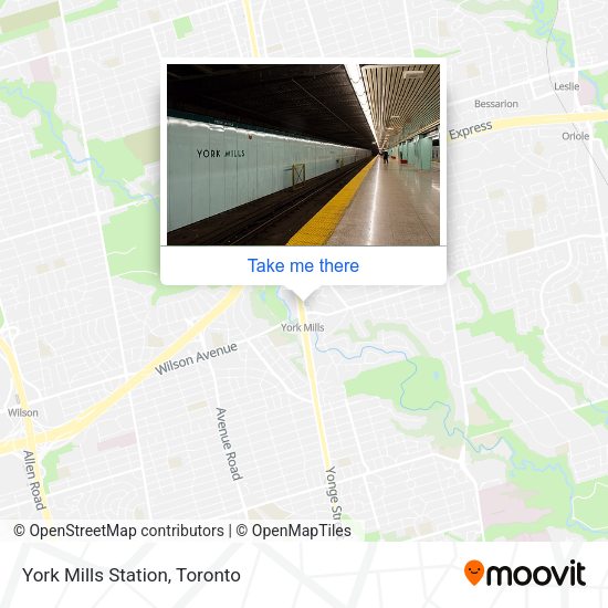York Mills Station Routes, Schedules, and Fares