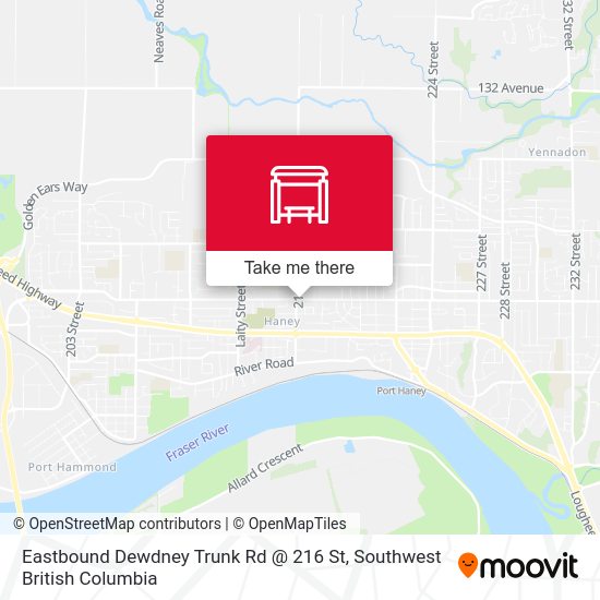 Eastbound Dewdney Trunk Rd 216 St station Routes, Schedules, and Fares