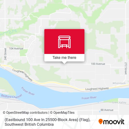 Eastbound 100 Ave 25500 Block (Flag) stop Routes, Schedules, and Fares