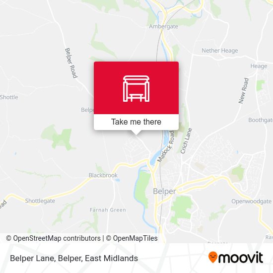 Belper Lane, Belper stop Routes, Schedules, and Fares