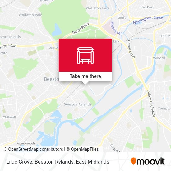 Lilac Grove, Beeston Rylands stop Routes, Schedules, and Fares