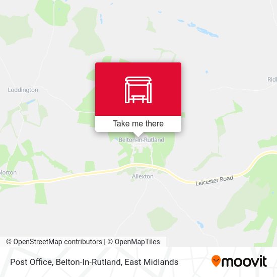 Post Office, BeltonInRutland stop Routes, Schedules, and Fares