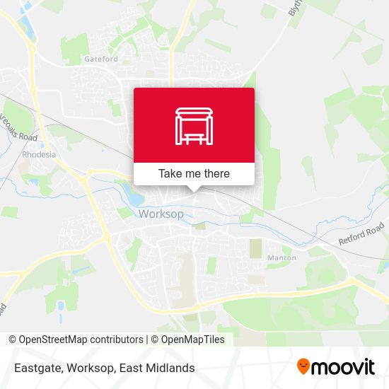 Eastgate, Worksop stop Routes, Schedules, and Fares