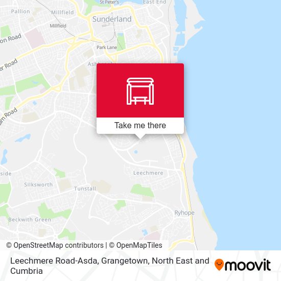 Leechmere RoadAsda, Grangetown stop Routes, Schedules, and Fares