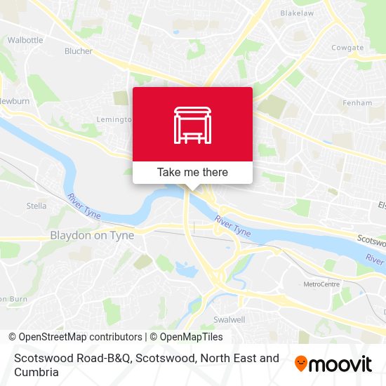 How to get to Scotswood RoadB&Q, Scotswood in Newcastle Upon Tyne by Bus or Train Moovit
