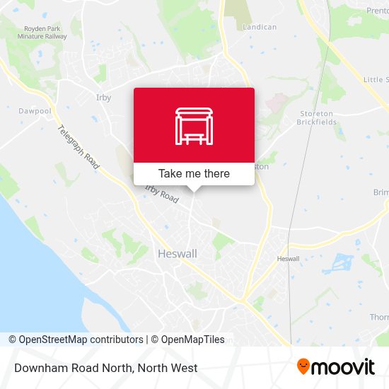 How to get to Downham Road North in North West by Bus or Train?