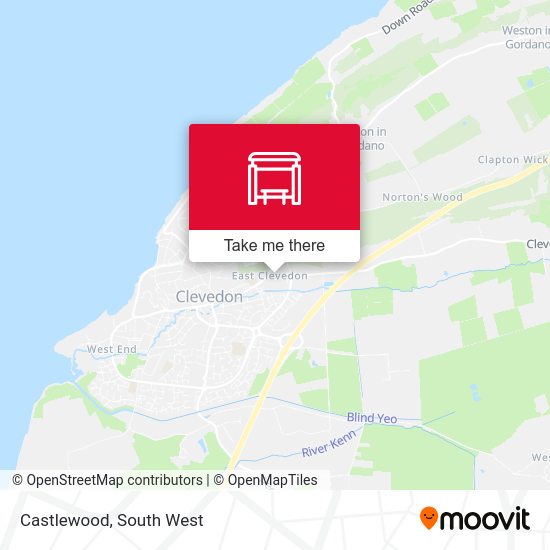 Castlewood, Clevedon stop Routes, Schedules, and Fares