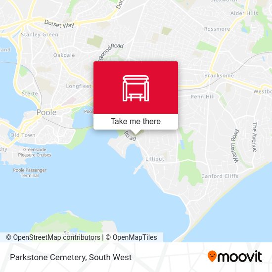 Parkstone Cemetery, Lilliput stop Routes, Schedules, and Fares