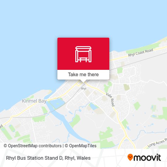 How to get to Bus Station, Rhyl in Wales by Bus or Train