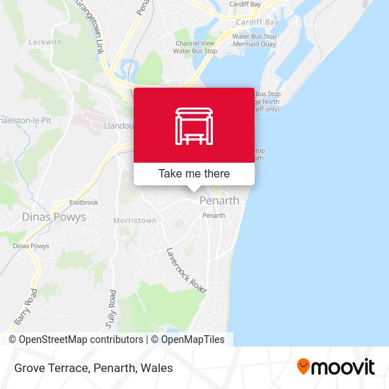 Grove Terrace, Penarth stop Routes, Schedules, and Fares
