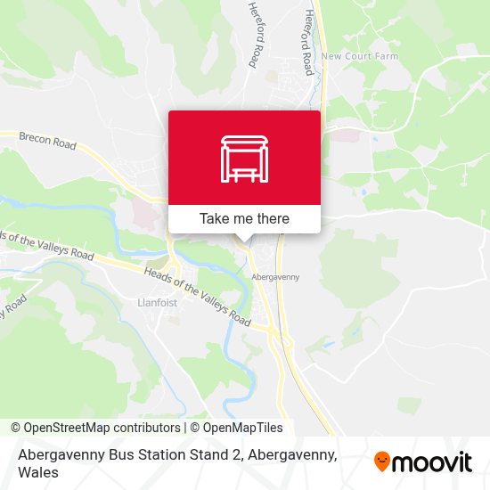 Abergavenny Bus Station Stand 2, Abergavenny Routes, Schedules, and Fares