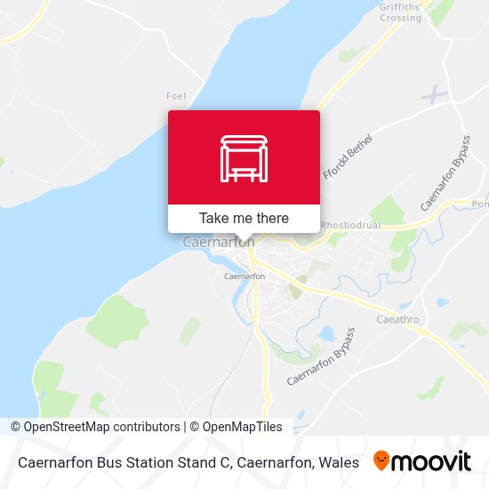 Caernarfon Bus Station Stand C, Caernarfon Routes, Schedules, and Fares