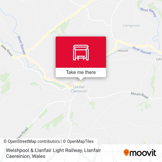 How to get to Welshpool & Llanfair Light Railway, Llanfair Caereinion