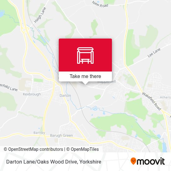 How to get to Darton Lane/Oaks Wood Drive in Barnsley by Bus or Train?