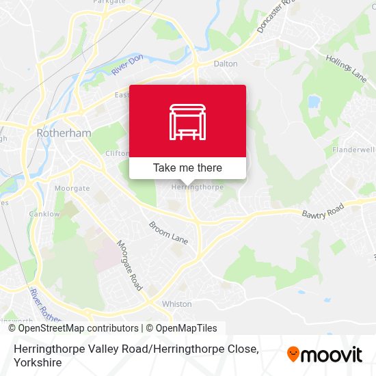 How to get to Herringthorpe Valley Road / Herringthorpe Close in