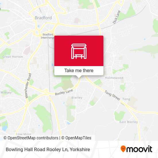 Bowling Hall Road Rooley Ln stop Routes, Schedules, and Fares
