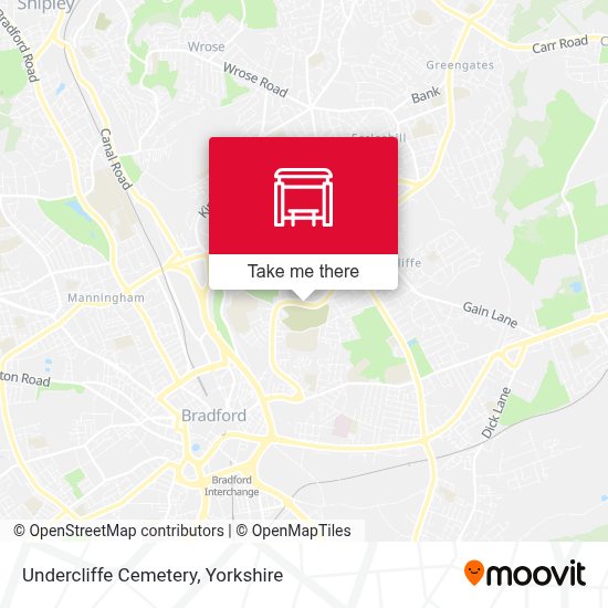 How to get to Otley Rd Harrogate Street in Bradford by Bus or Train?