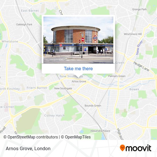Arnos Grove station Routes, Schedules, and Fares
