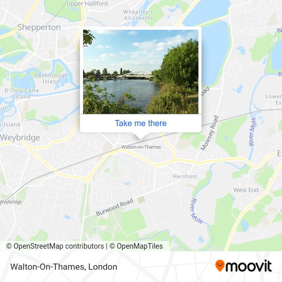 WaltonOnThames station Routes, Schedules, and Fares