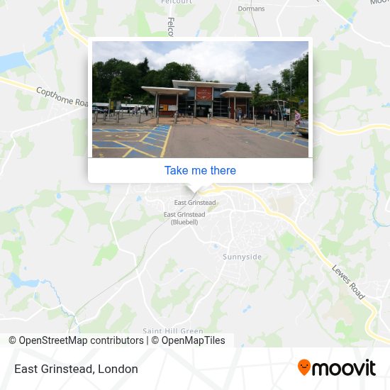 East Grinstead stop Routes, Schedules, and Fares