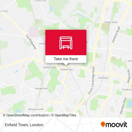 Enfield Town stop Routes, Schedules, and Fares