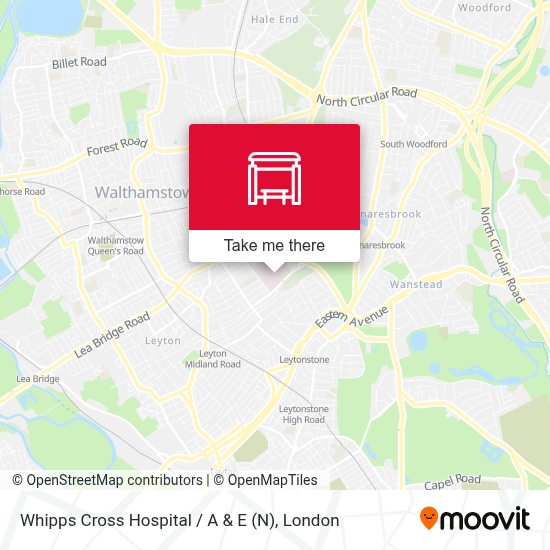 Whipps Cross Hospital / A & E (N) stop Routes, Schedules, and Fares