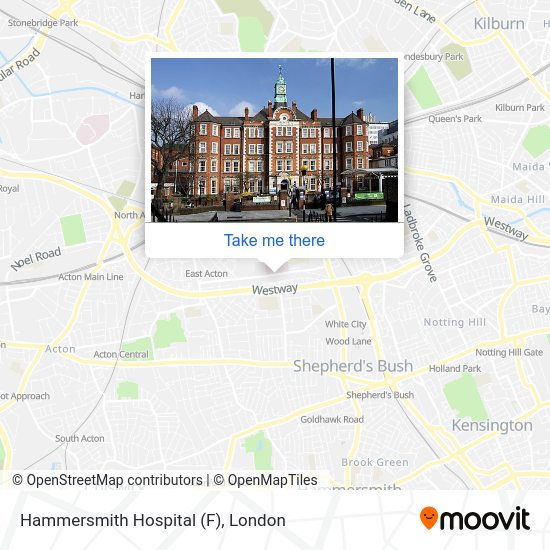 Hammersmith Hospital (F) stop Routes, Schedules, and Fares
