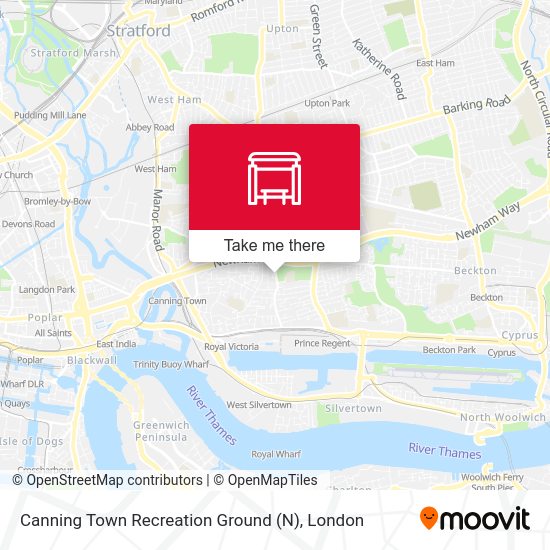 Canning Town Recreation Ground (N) stop Routes, Schedules, and Fares