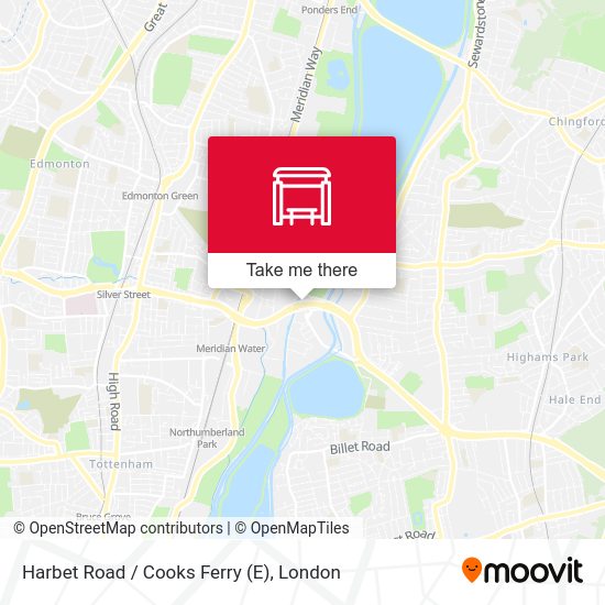 Harbet Road / Cooks Ferry (E) stop Routes, Schedules, and Fares