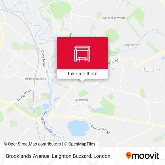 How to get to Brooklands Avenue, Leighton Buzzard by Bus or Train?
