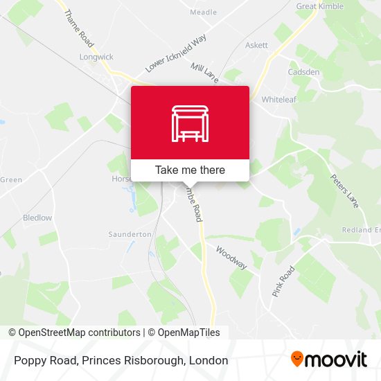 Poppy Road, Princes Risborough stop Routes, Schedules, and Fares