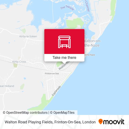 Walton Road Playing Fields, FrintonOnSea stop Routes, Schedules