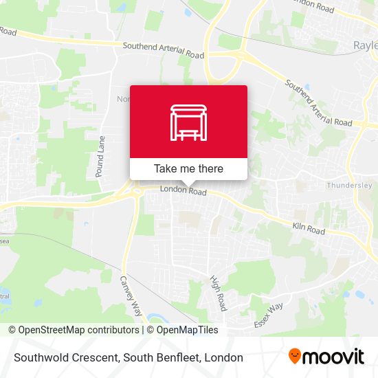 Southwold Crescent, South Benfleet stop Routes, Schedules, and Fares