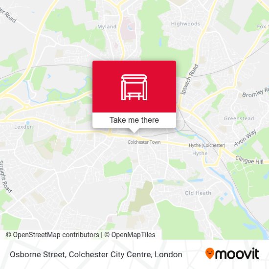 Colchester Town Centre Map How To Get To Osborne Street, Colchester Town Centre By Train, Bus Or Tube?