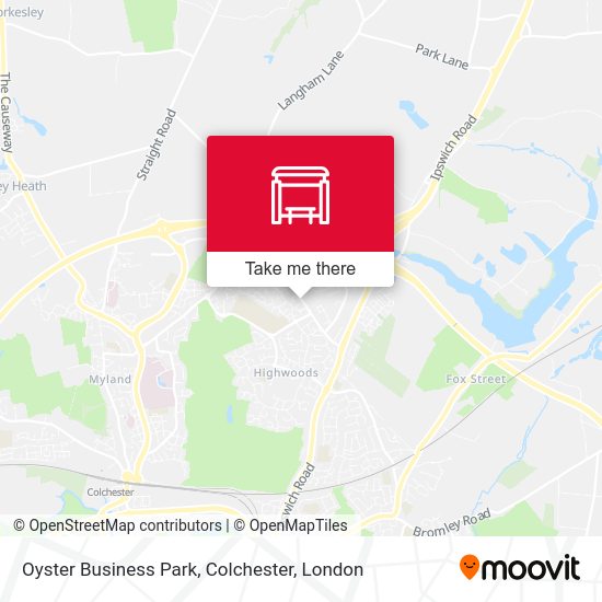 Oyster Business Park, Colchester stop Routes, Schedules, and Fares