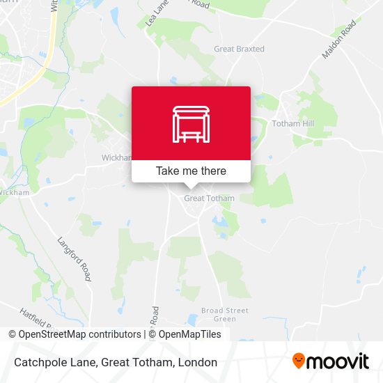 Catchpole Lane, Great Totham stop Routes, Schedules, and Fares