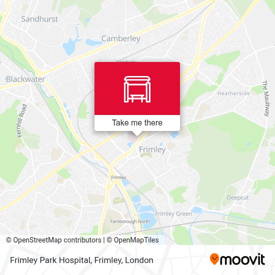 Frimley Park Hospital, Frimley stop Routes, Schedules, and Fares