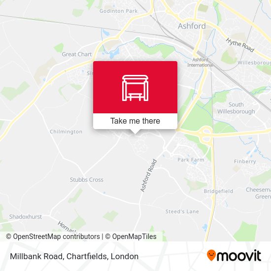 Millbank Road, Chartfields stop Routes, Schedules, and Fares